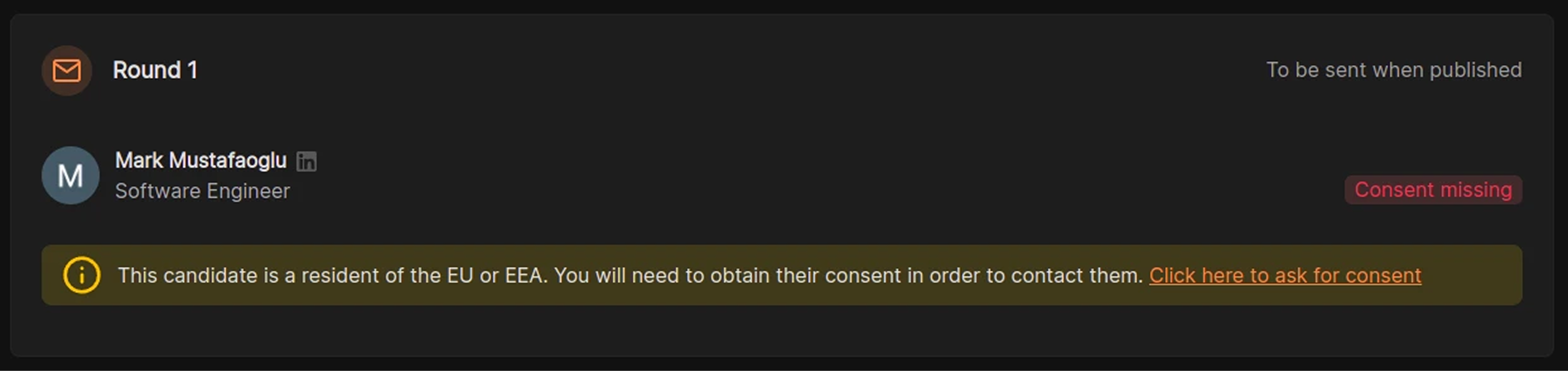 Example Profile with CCPA Notice